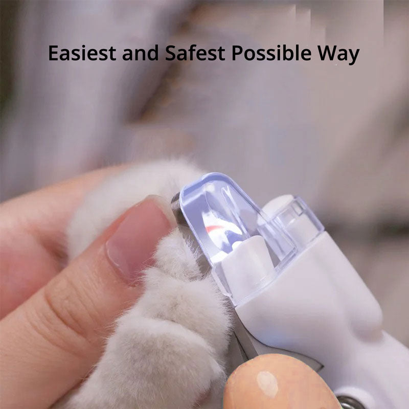 Precision Pet Nail Trimmer with Safety Light