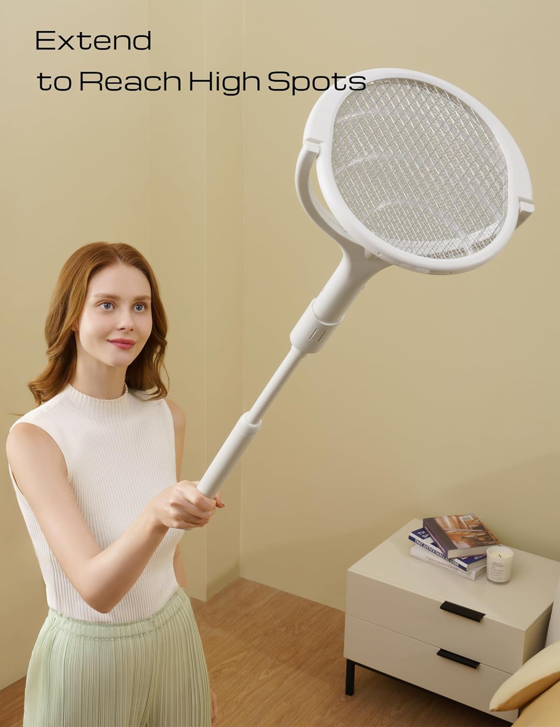 Sustainable Rechargeable Insect Zapper with Rotating Head