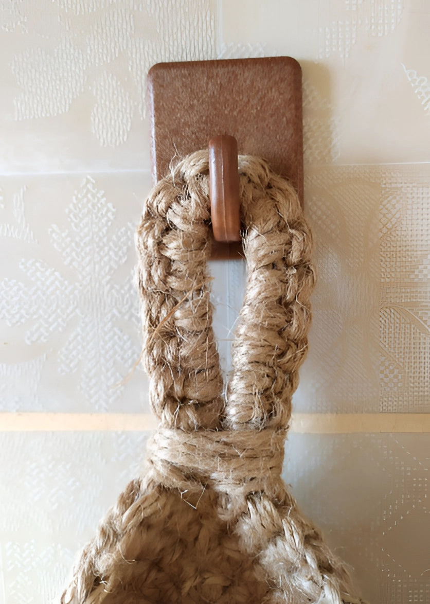 Stylish Eco-Conscious Hanging Baskets | Jute Storage Solution