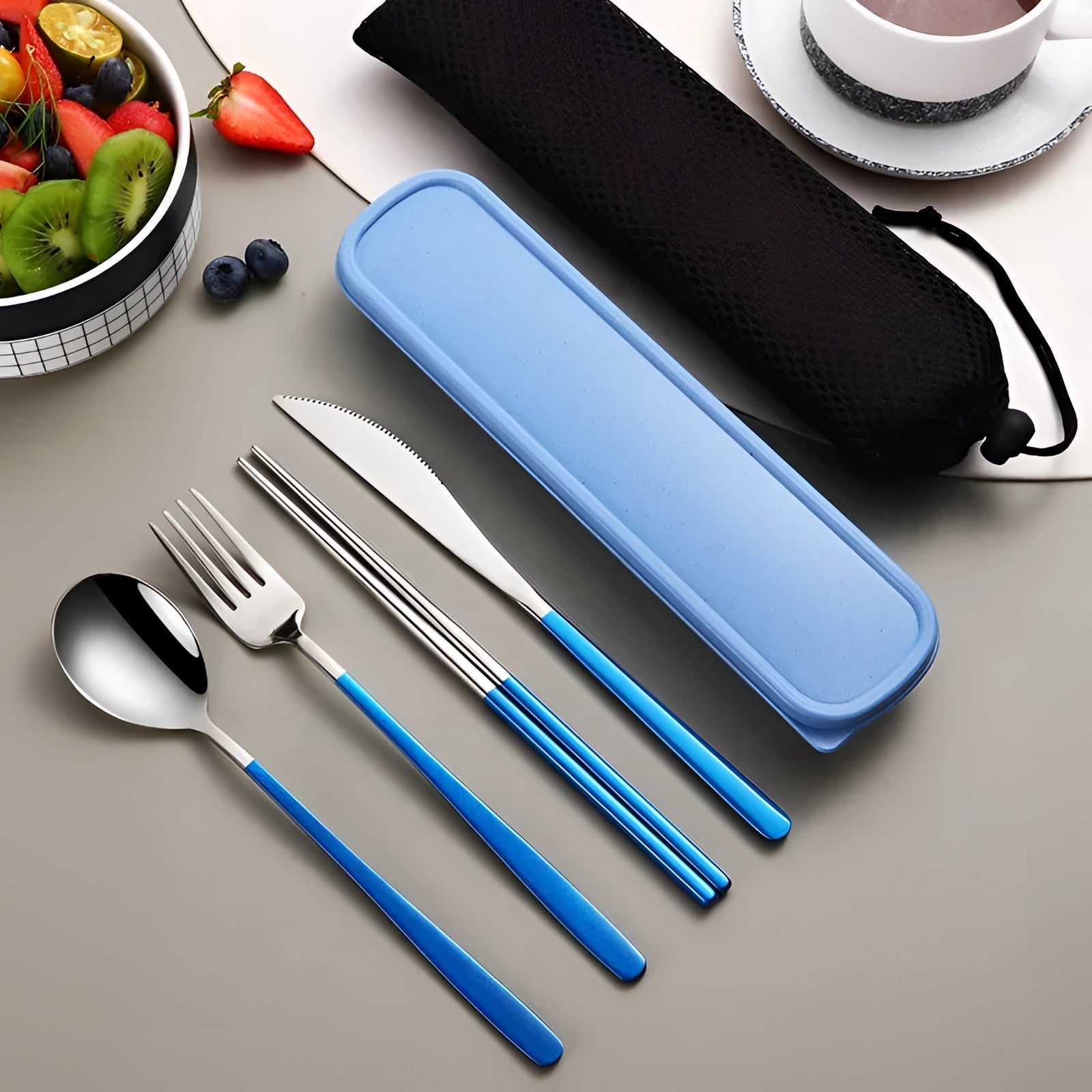 Ultimate Travel Cutlery Set | Stylish Stainless Steel Utensils