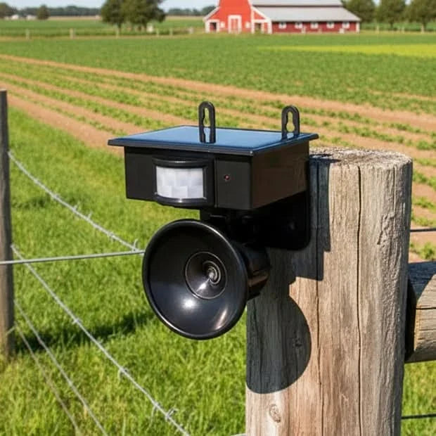 EcoGuard – Ultrasonic Bird Repellent for Thriving Gardens