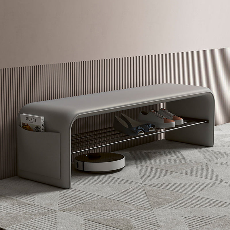 Chic Entryway Storage Bench with Eco-Conscious Materials