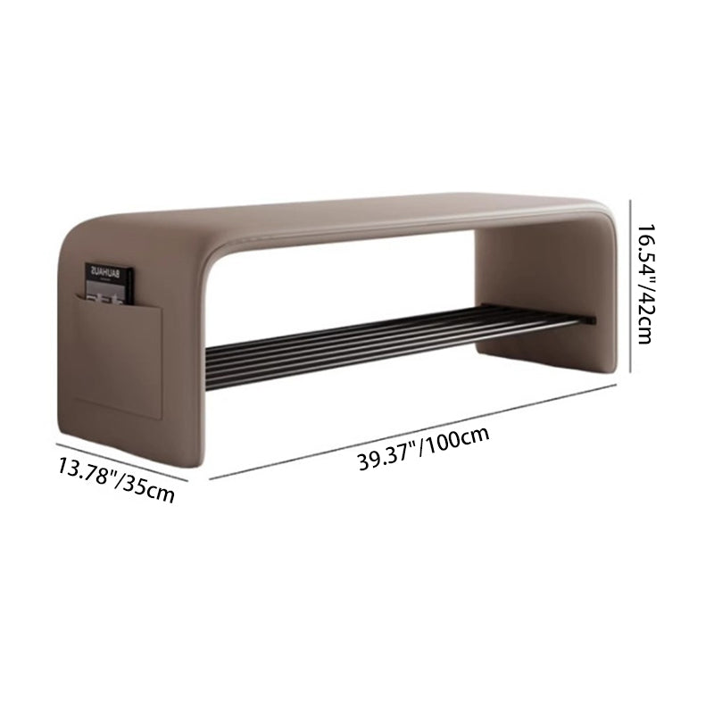 Chic Entryway Storage Bench with Eco-Conscious Materials