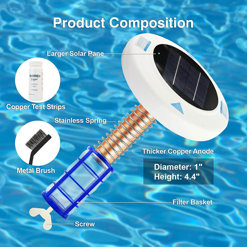 AquaGlow | Solar-Powered Pool Cleaner with Night Light Feature