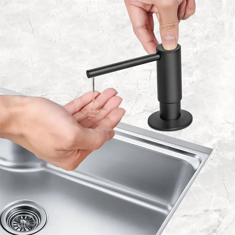 Soap Dispenser with Integrated Design - Brass Finish