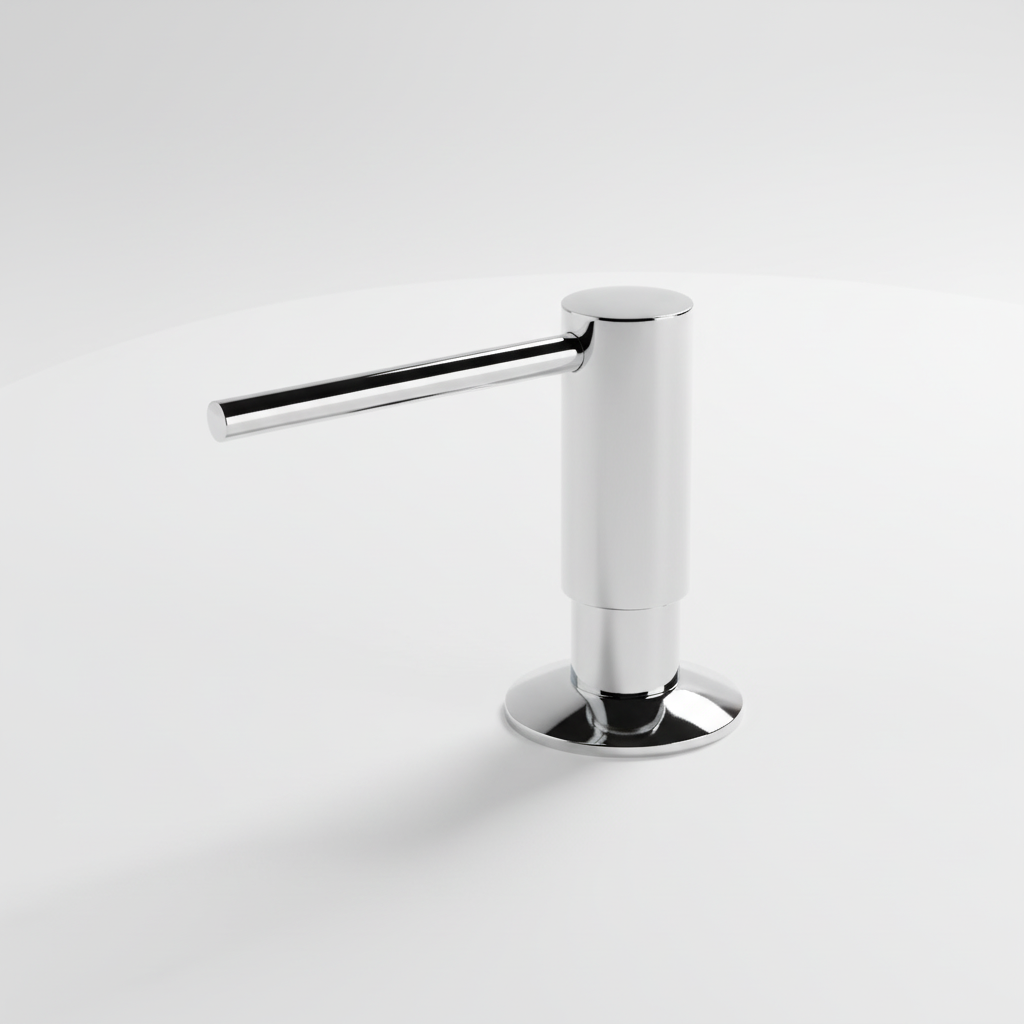 Soap Dispenser with Integrated Design - Brass Finish