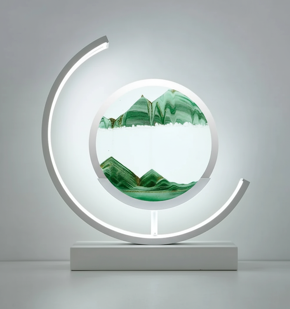 Serene Sand Landscape Table Lamp