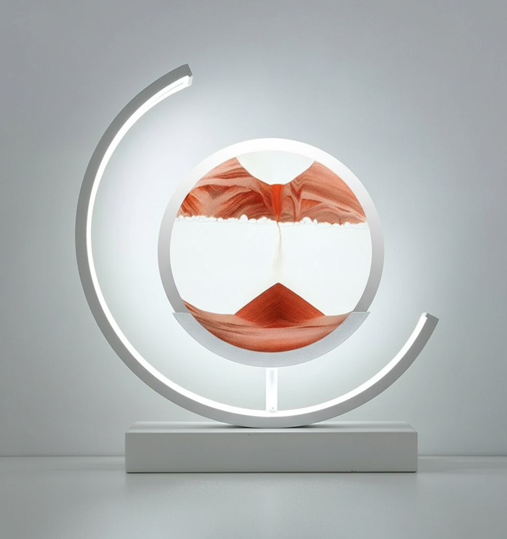 Serene Sand Landscape Table Lamp