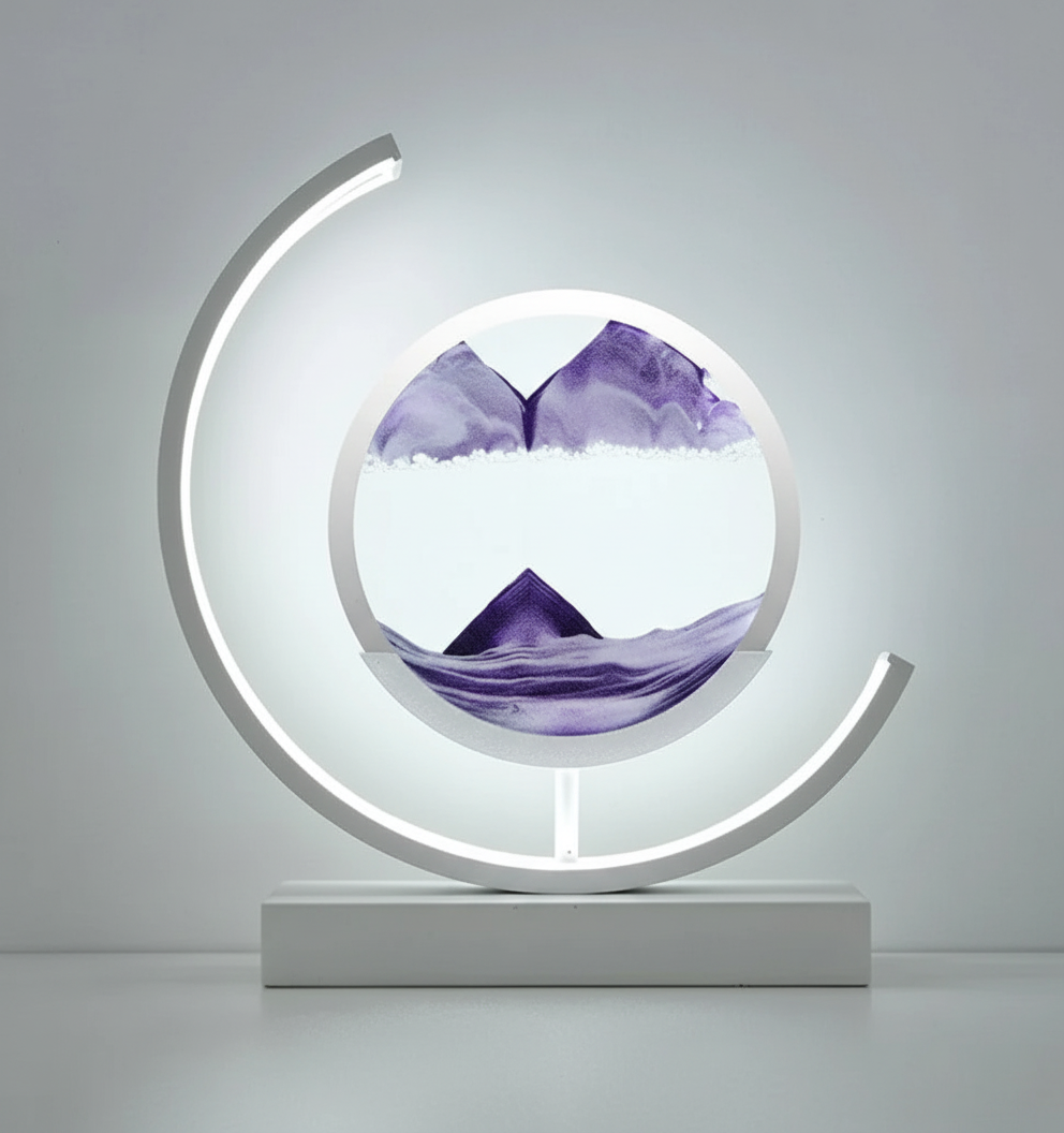 Serene Sand Landscape Table Lamp