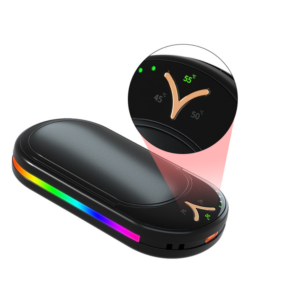 Pocket-Sized Rechargeable Hand Heater for Ultimate Comfort