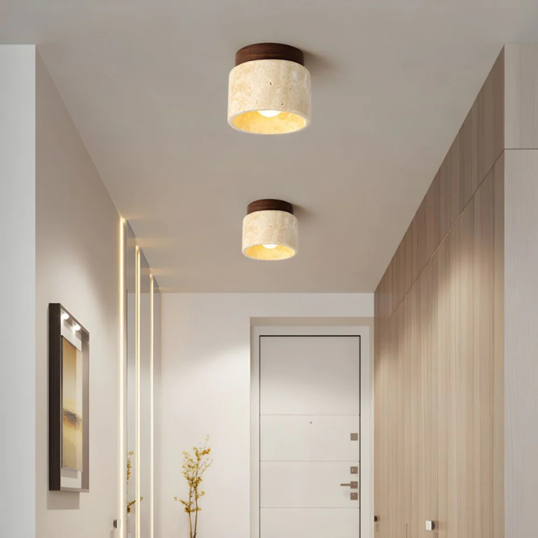 Serenity Glow – Elegant Ceiling Light with Warm White Illumination