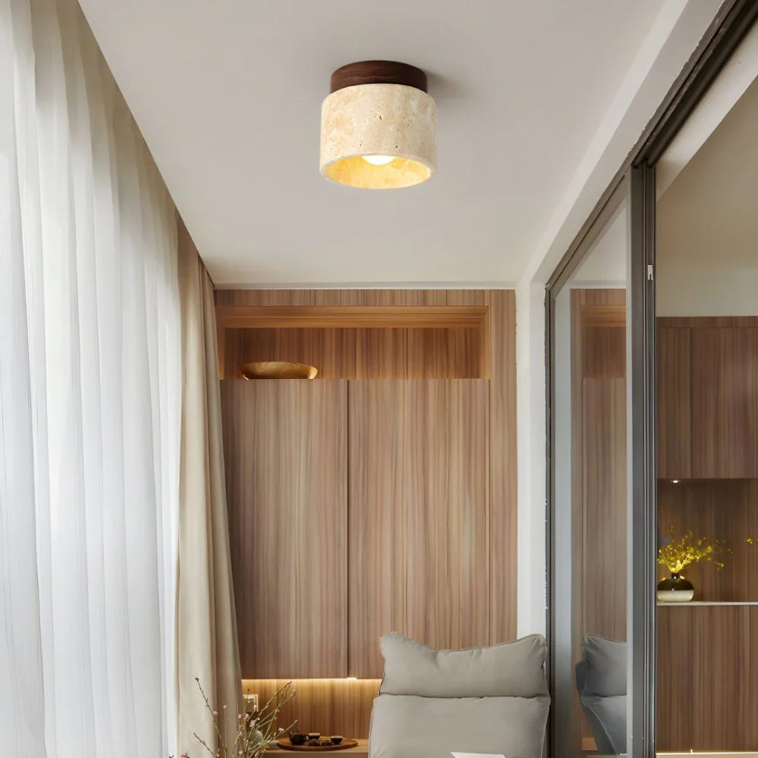 Serenity Glow – Elegant Ceiling Light with Warm White Illumination