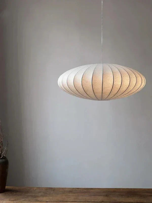 Chic Crystal Hanging Light with Luxurious Fabric Shades