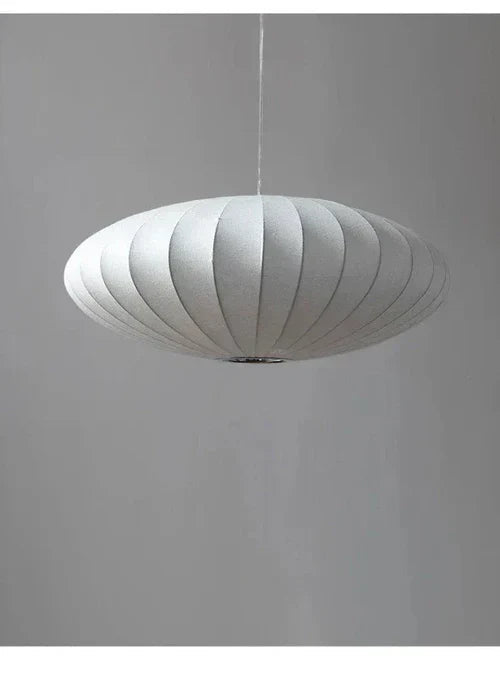 Chic Crystal Hanging Light with Luxurious Fabric Shades