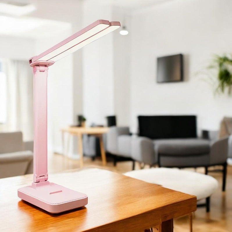 Stylish Touch-Control LED Lamp | Rechargeable & Dimmable Design