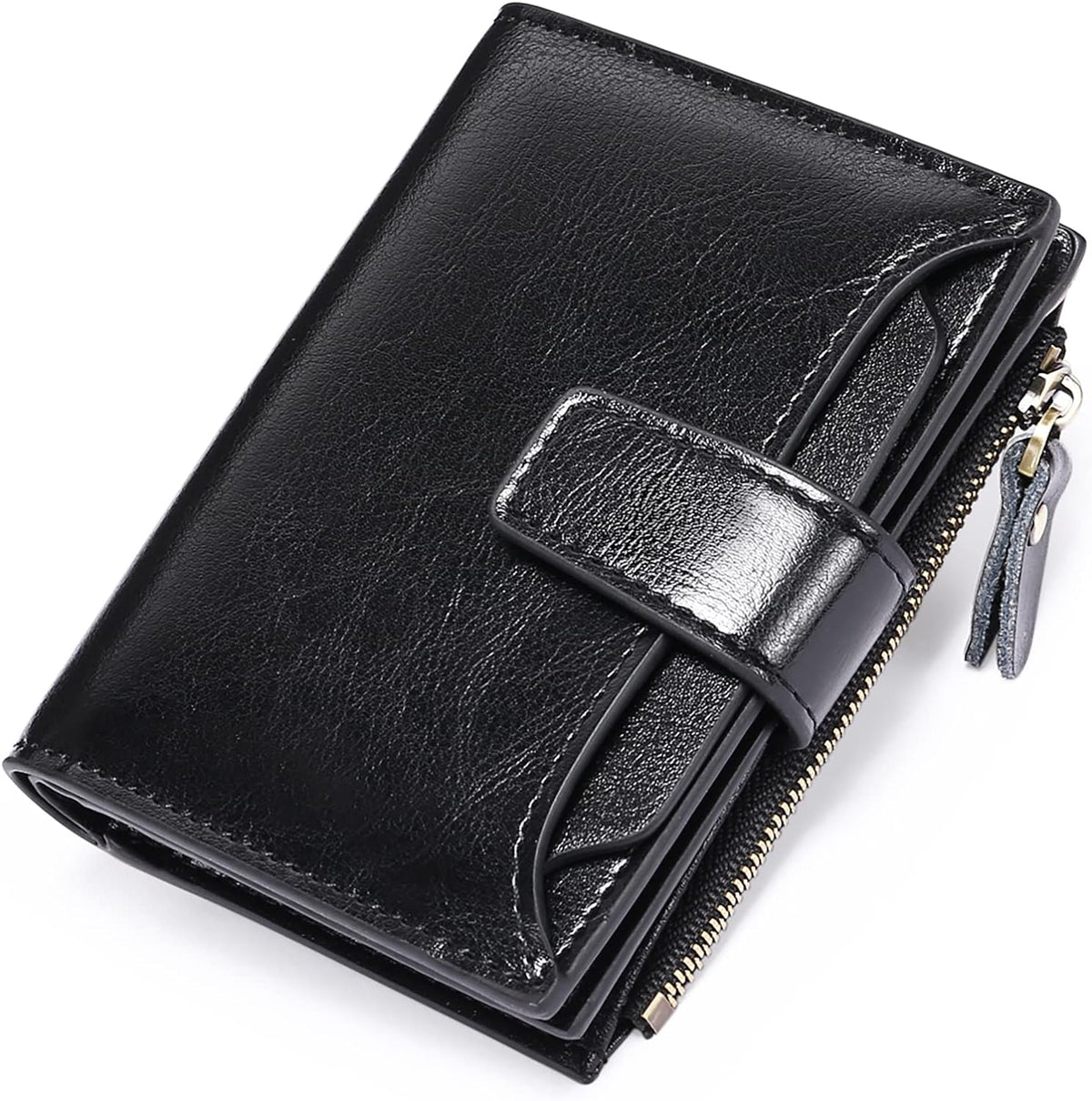 Sleek Leather Organizer Wallet | RFID-Safe Multi-Pocket Convenience