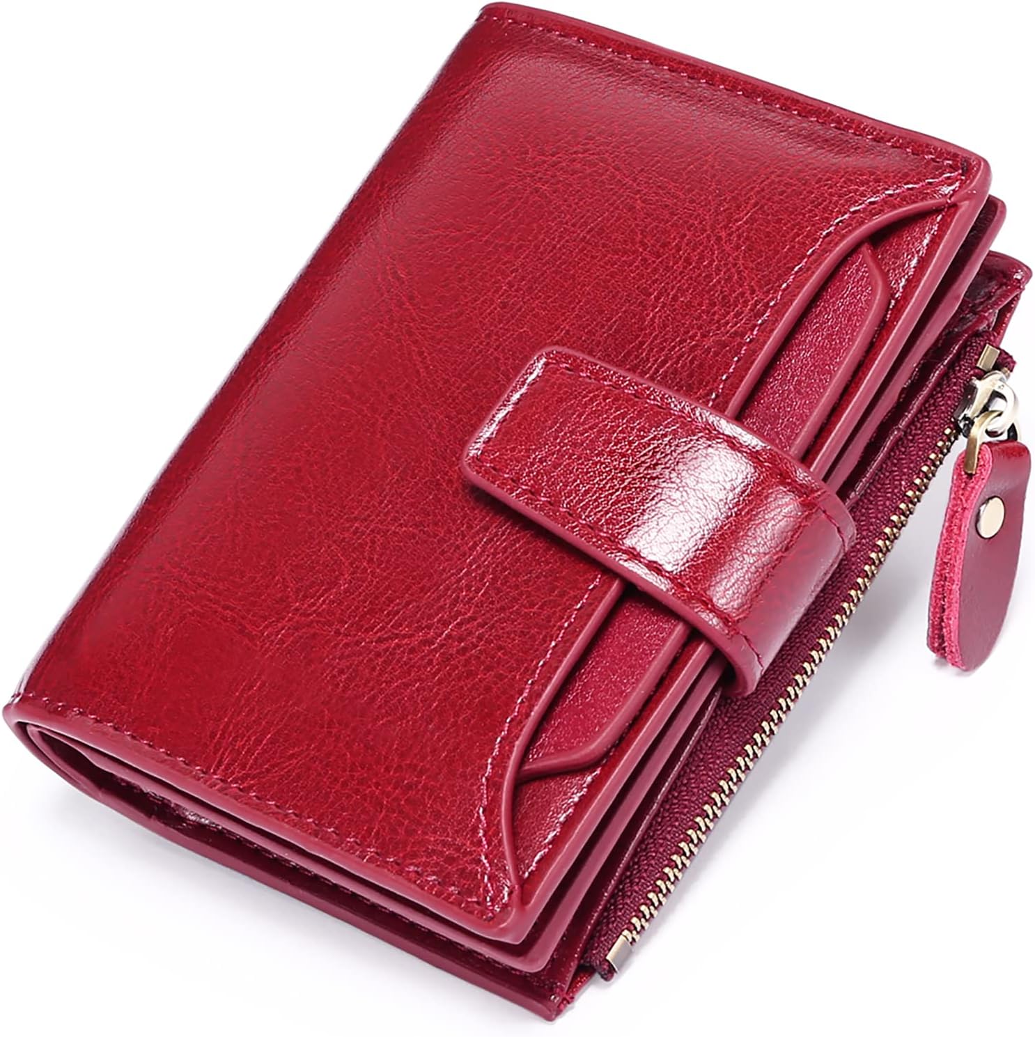Sleek Leather Organizer Wallet | RFID-Safe Multi-Pocket Convenience