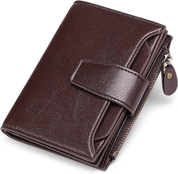 Sleek Leather Organizer Wallet | RFID-Safe Multi-Pocket Convenience
