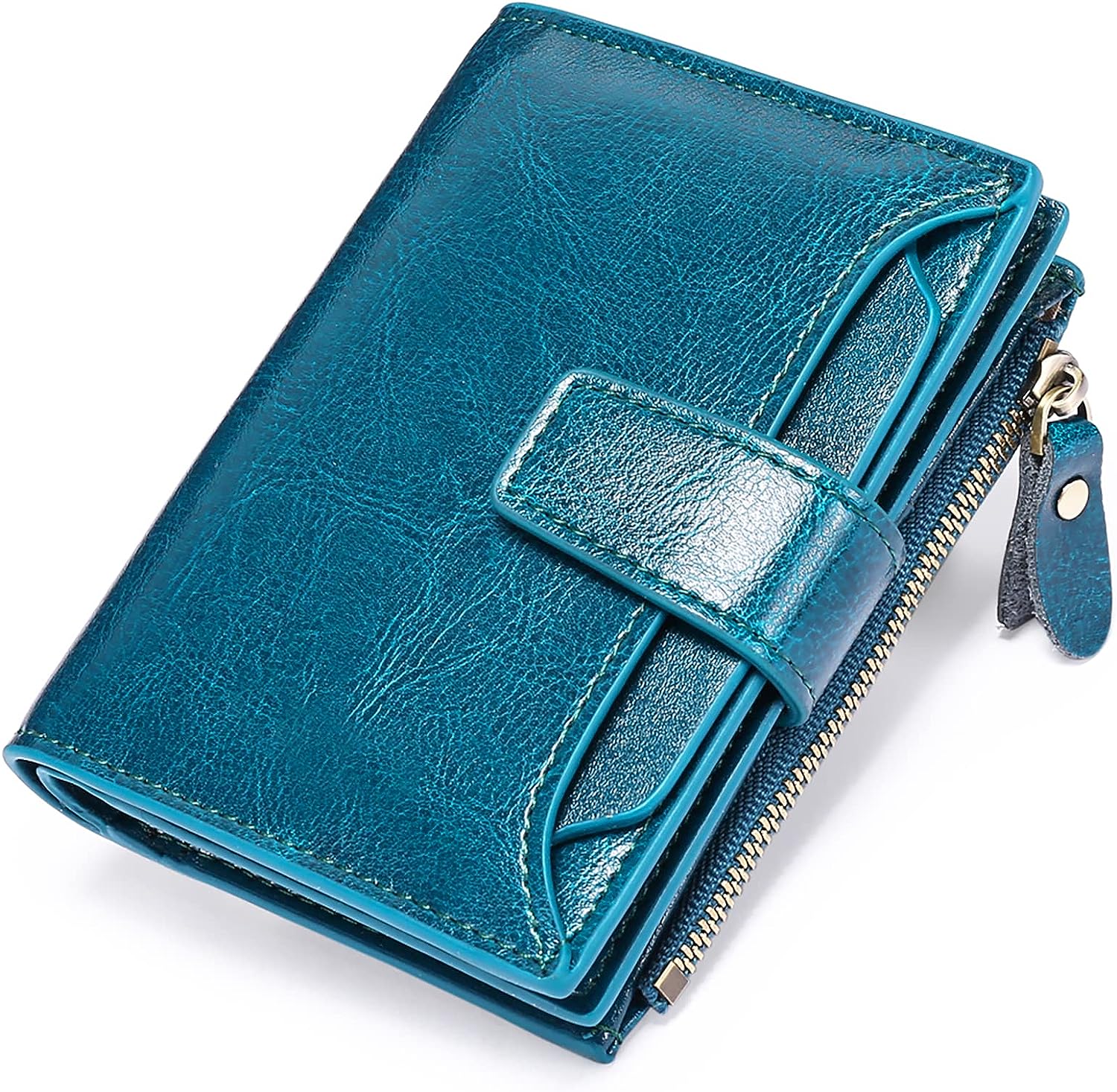 Sleek Leather Organizer Wallet | RFID-Safe Multi-Pocket Convenience