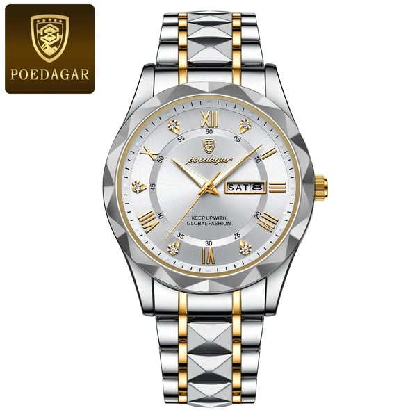 Sophisticated Men's Timepiece | Waterproof & Luminous Design