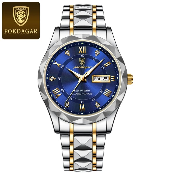 Sophisticated Men's Timepiece | Waterproof & Luminous Design