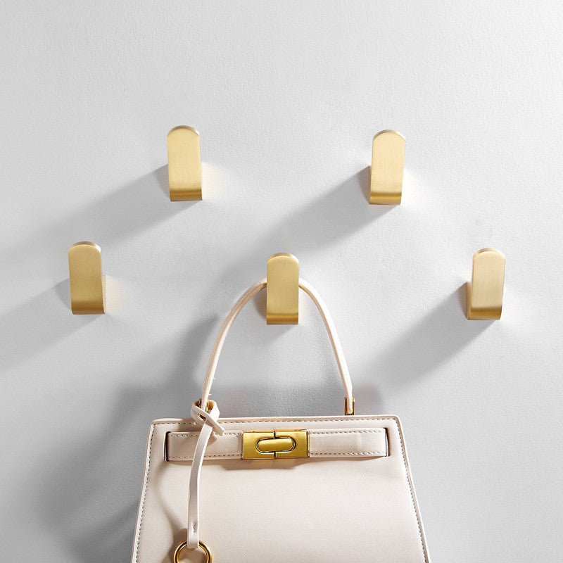 Sleek Brass Wall Hooks | Durable and Stylish Storage Solution