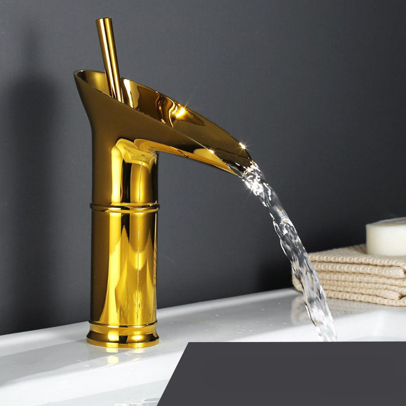 Classic Cascade Bathroom Faucet with Vintage Bronze Finish