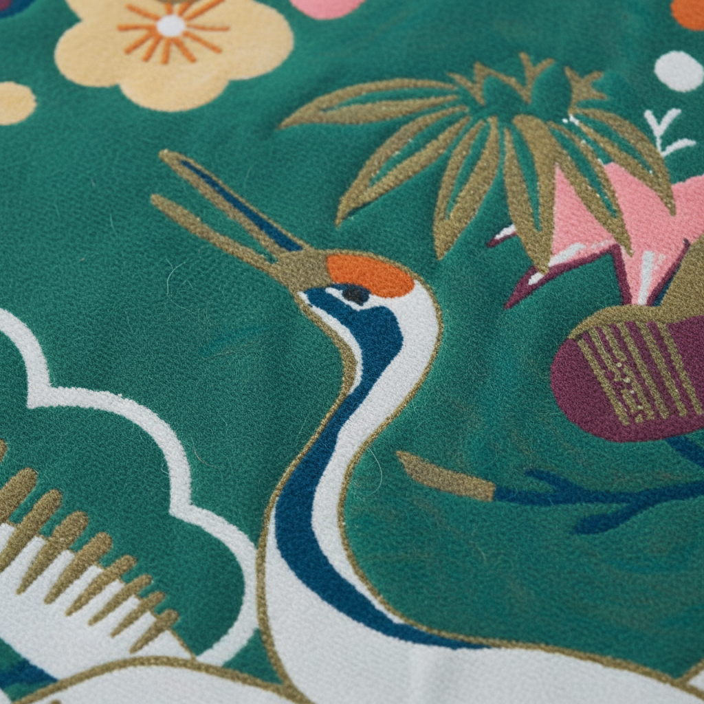 Floral Print Bath Towel - Stylish and Soft Design