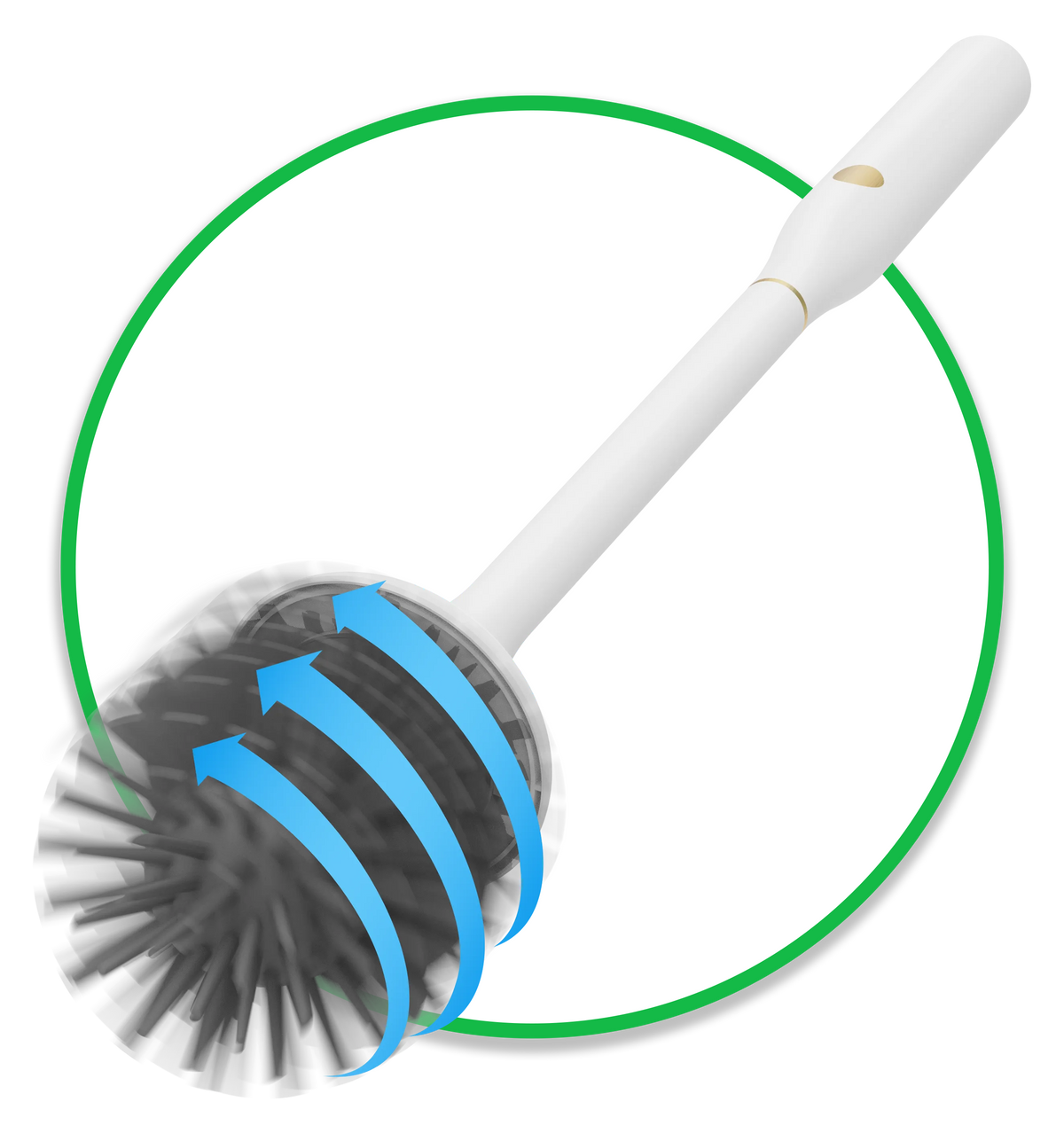 Dual-Head Electric UV Toilet Brush – Pure Cleaning System