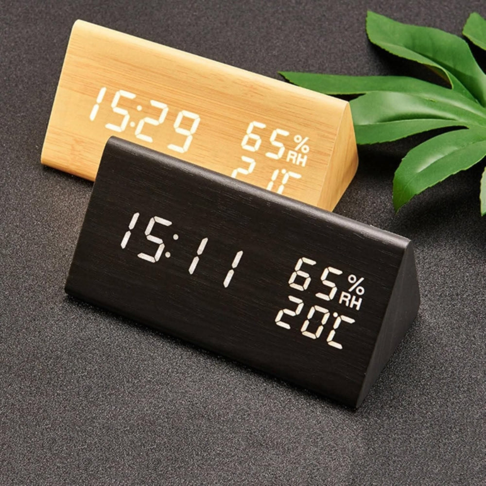 NatureGlow Smart LED Alarm Clock with Customizable Display
