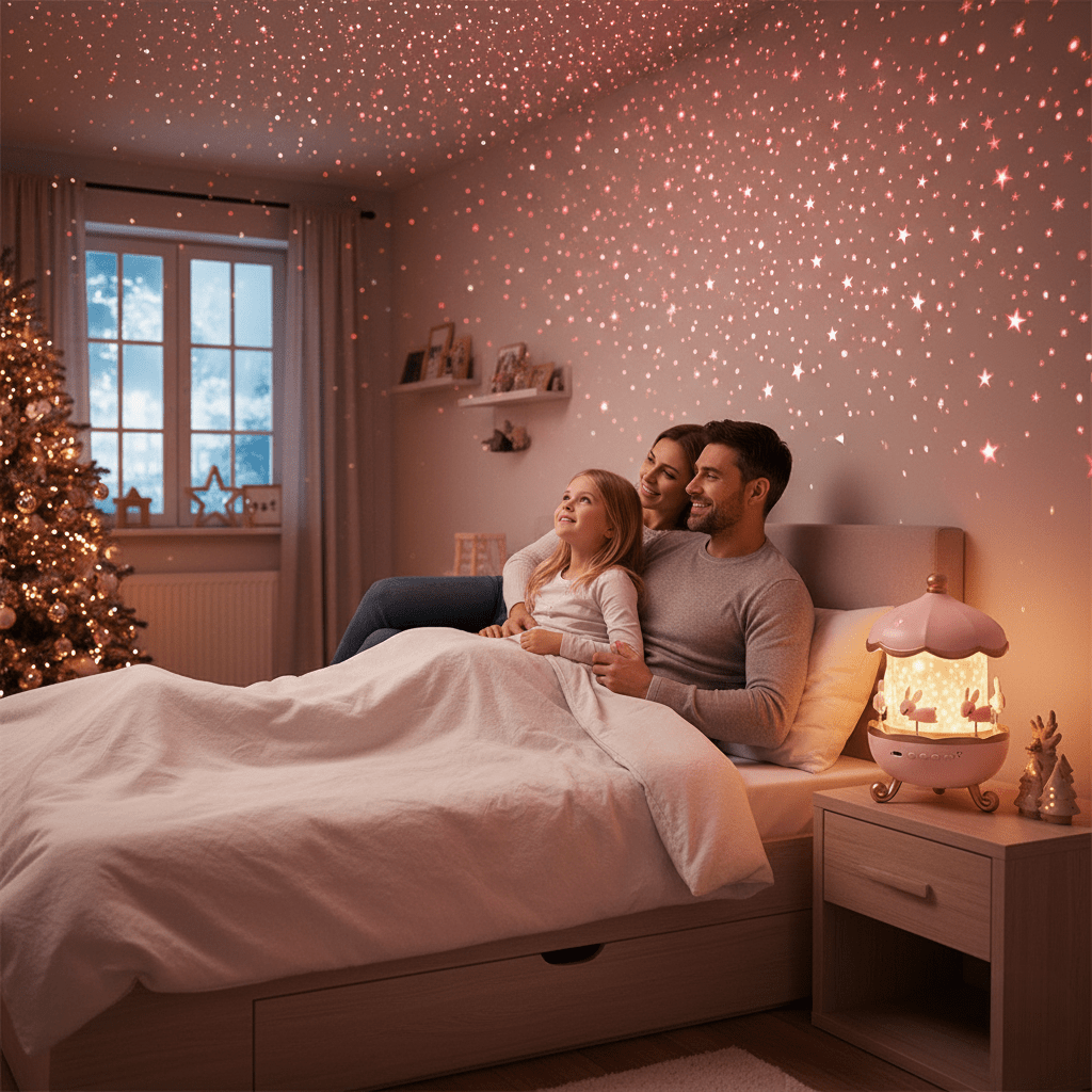 Celestial Dreamscape Projector with Music and Custom Images