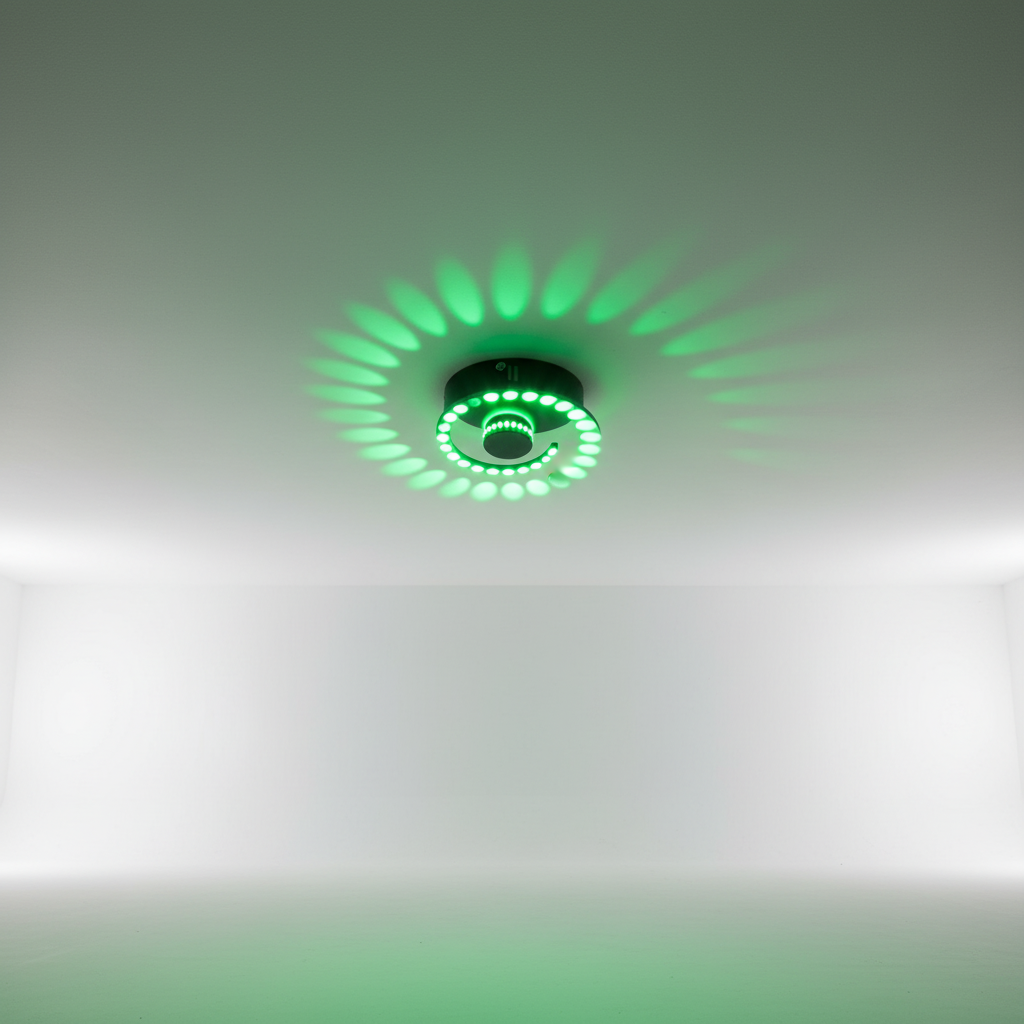 Spiral-Shaped Designer Lamp - Energy-Saving Light Fixture