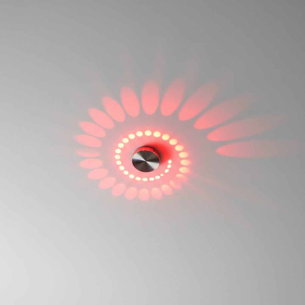 Spiral-Shaped Designer Lamp - Energy-Saving Light Fixture