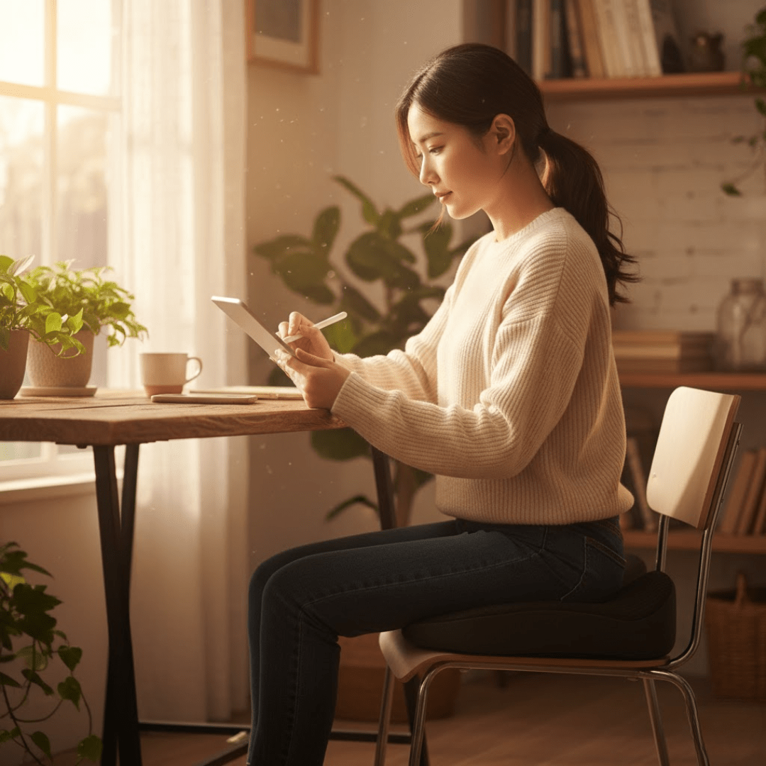 ComfortPlus - Ergonomic Memory Foam Seat Cushion