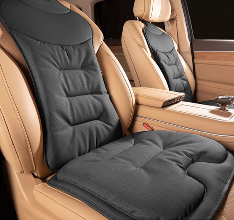 ComfortMax Driving Cushion with Lumbar Support & Breathable Fabric