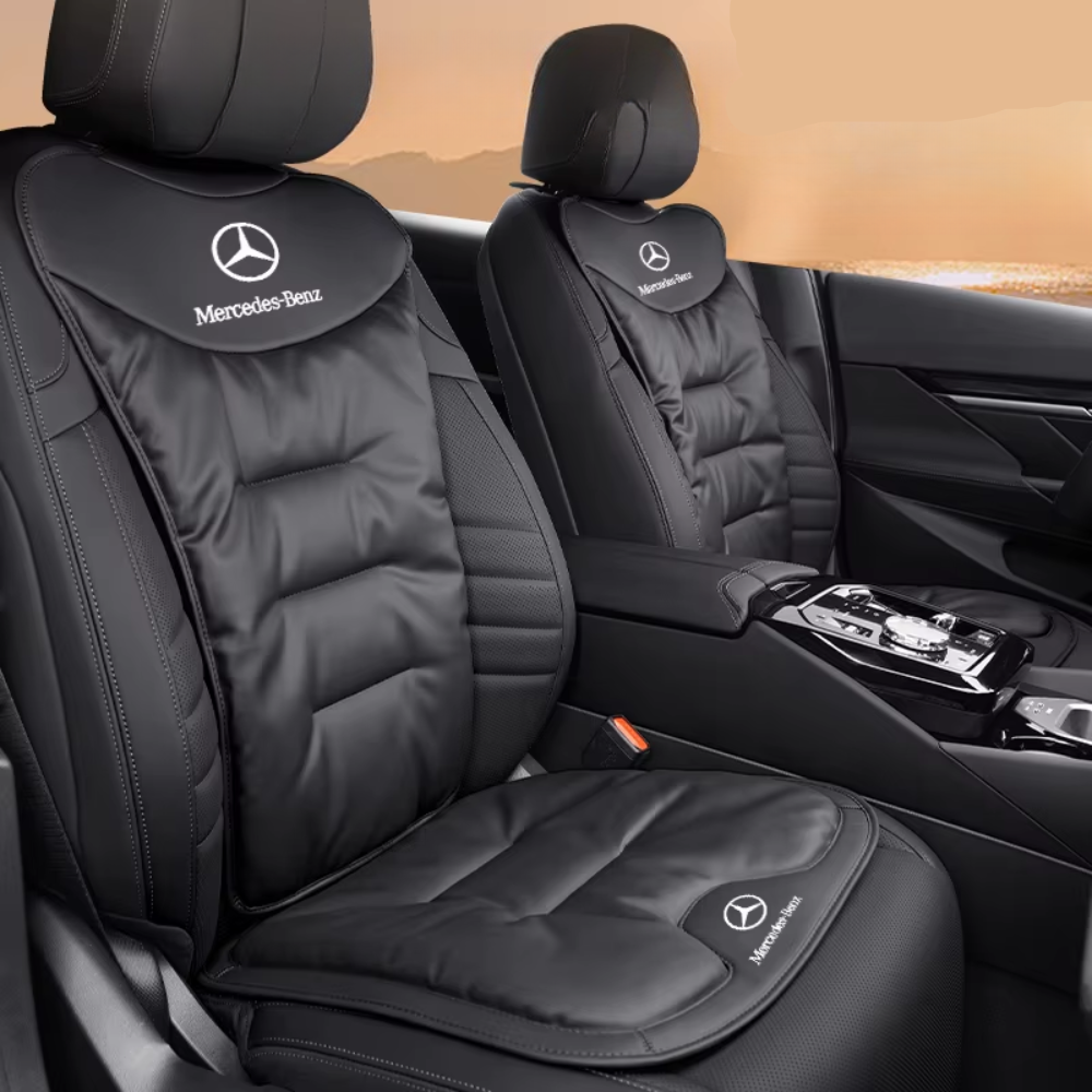 ComfortMax Driving Cushion with Lumbar Support & Breathable Fabric