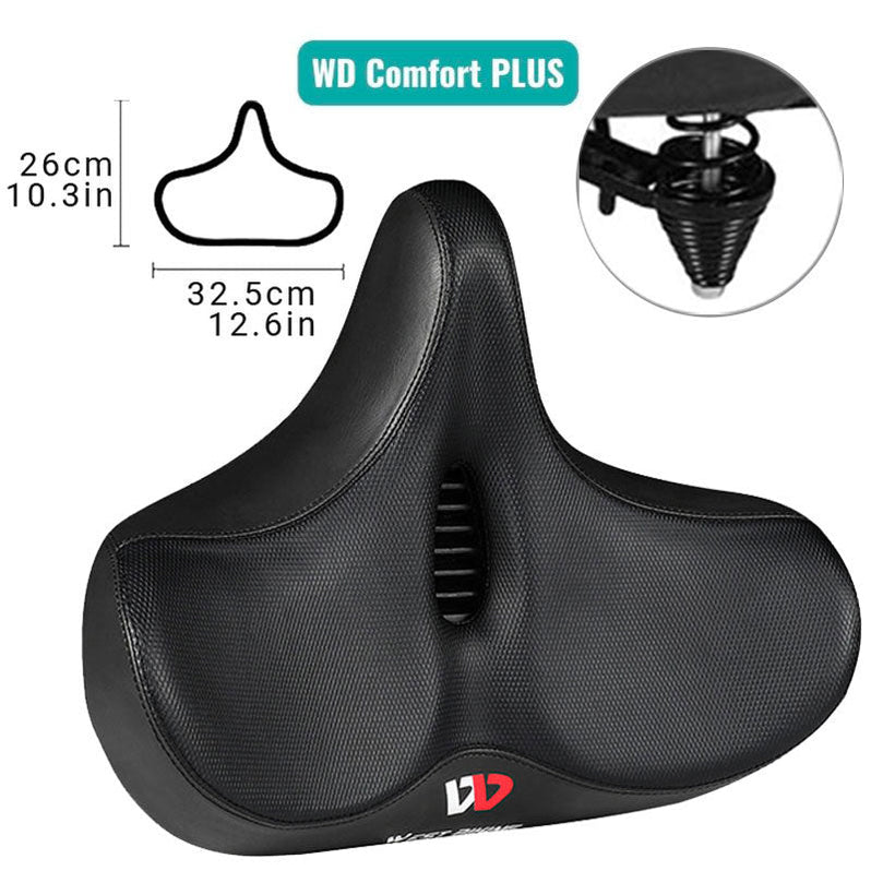 ComfortMax Bicycle Seat | Oversized Padded Design for All-Ride Ease