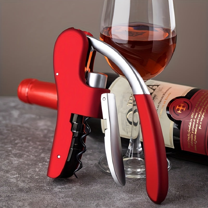 Effortless Cork Removal Wine Opener with Foil Cutter