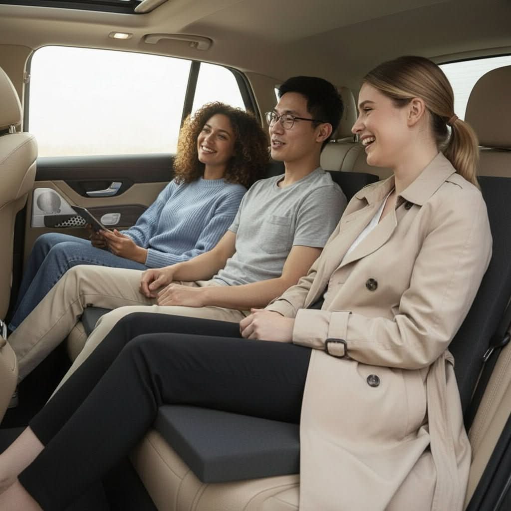 ComfortBoost – Ergonomic Memory Foam Seat Cushion for Vehicles