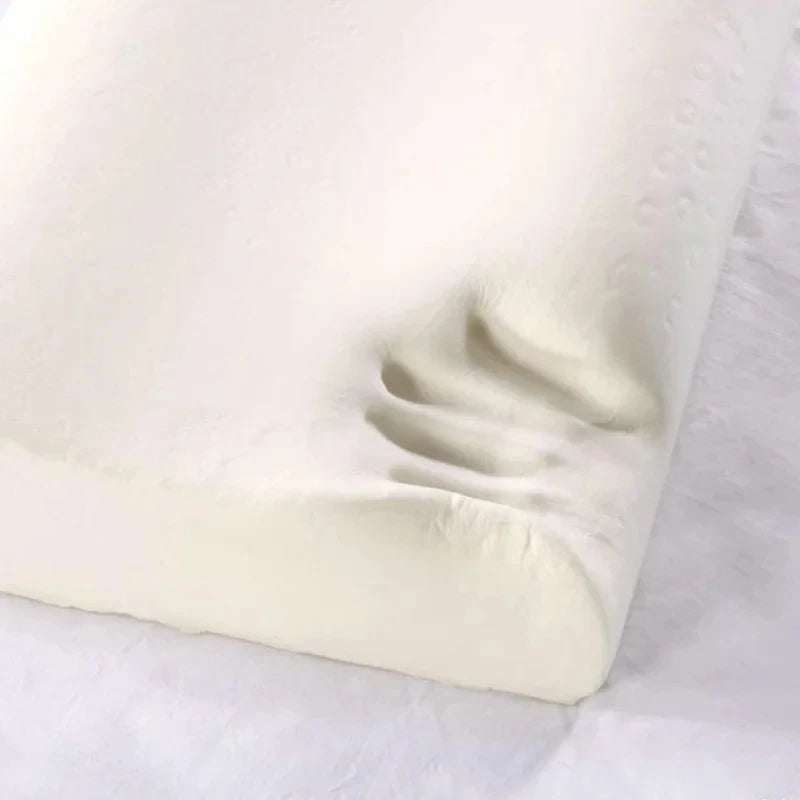 Ergonomic Neck Cushion with Memory Foam and Bamboo Cover