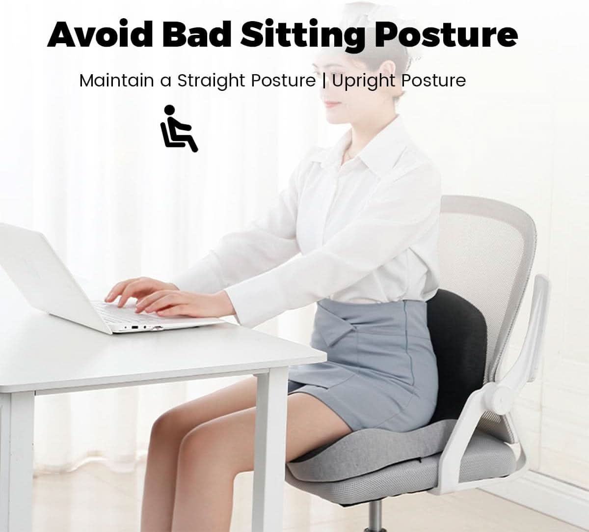 ComfortMax Lumbar Support Cushion for All-Day Relief