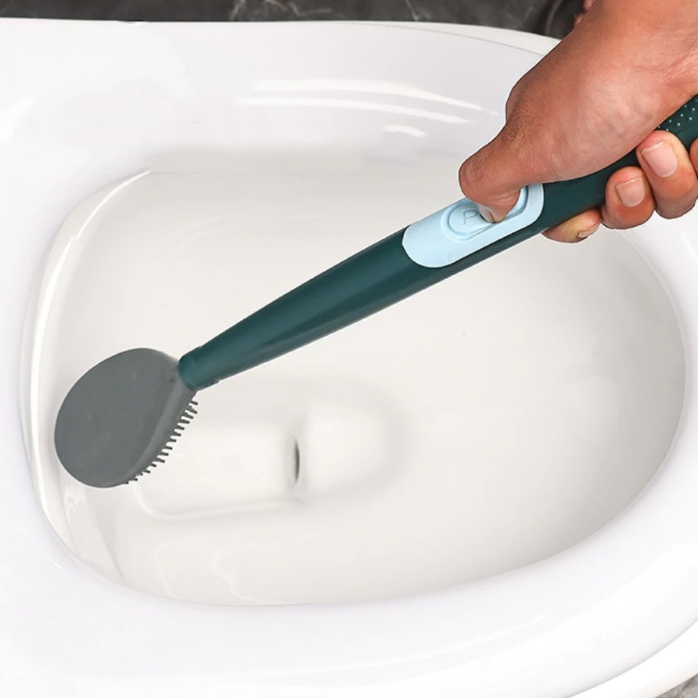 Comfortable Toilet Cleaning Brush with Stand