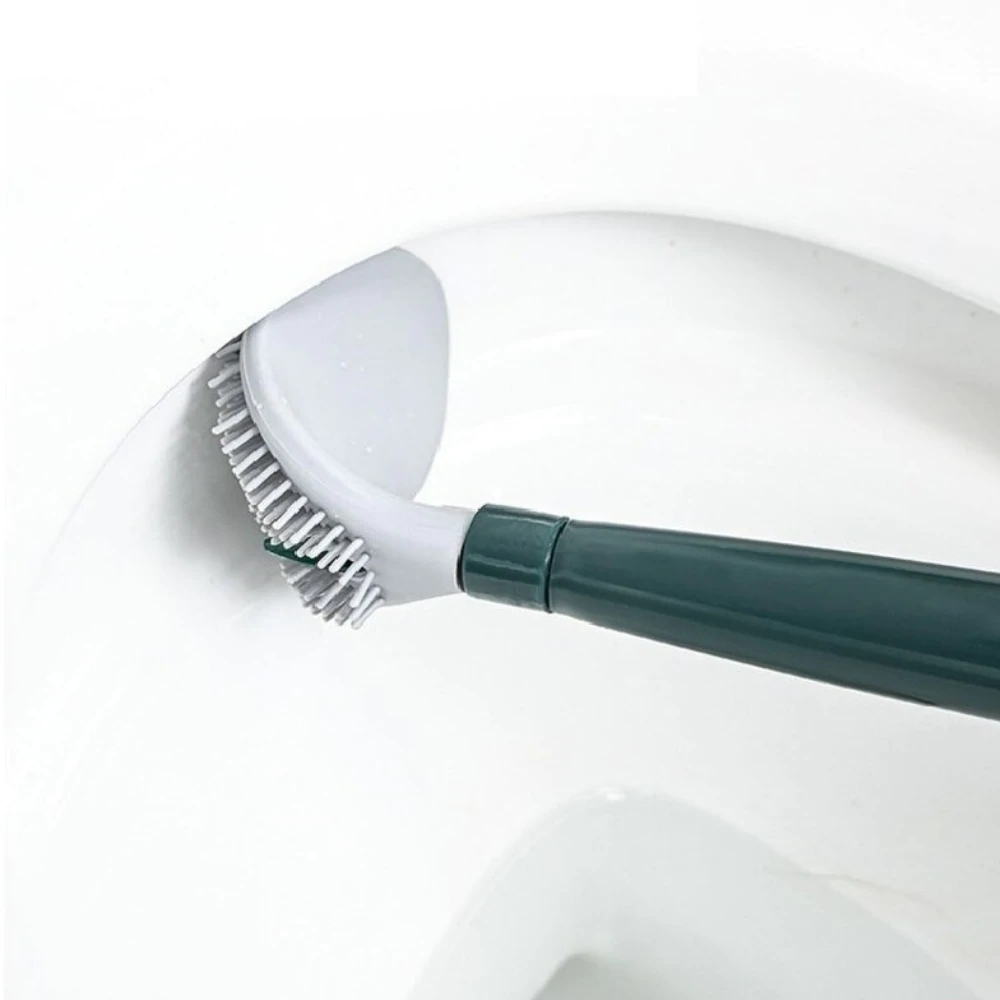 Comfortable Toilet Cleaning Brush with Stand