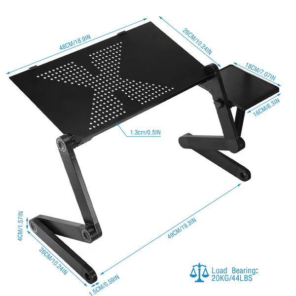 ErgoFlex – 360° Adjustable Laptop Support Stand