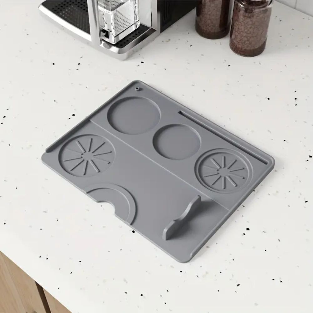 Silicone Espresso Preparation Mat with Non-Slip Design