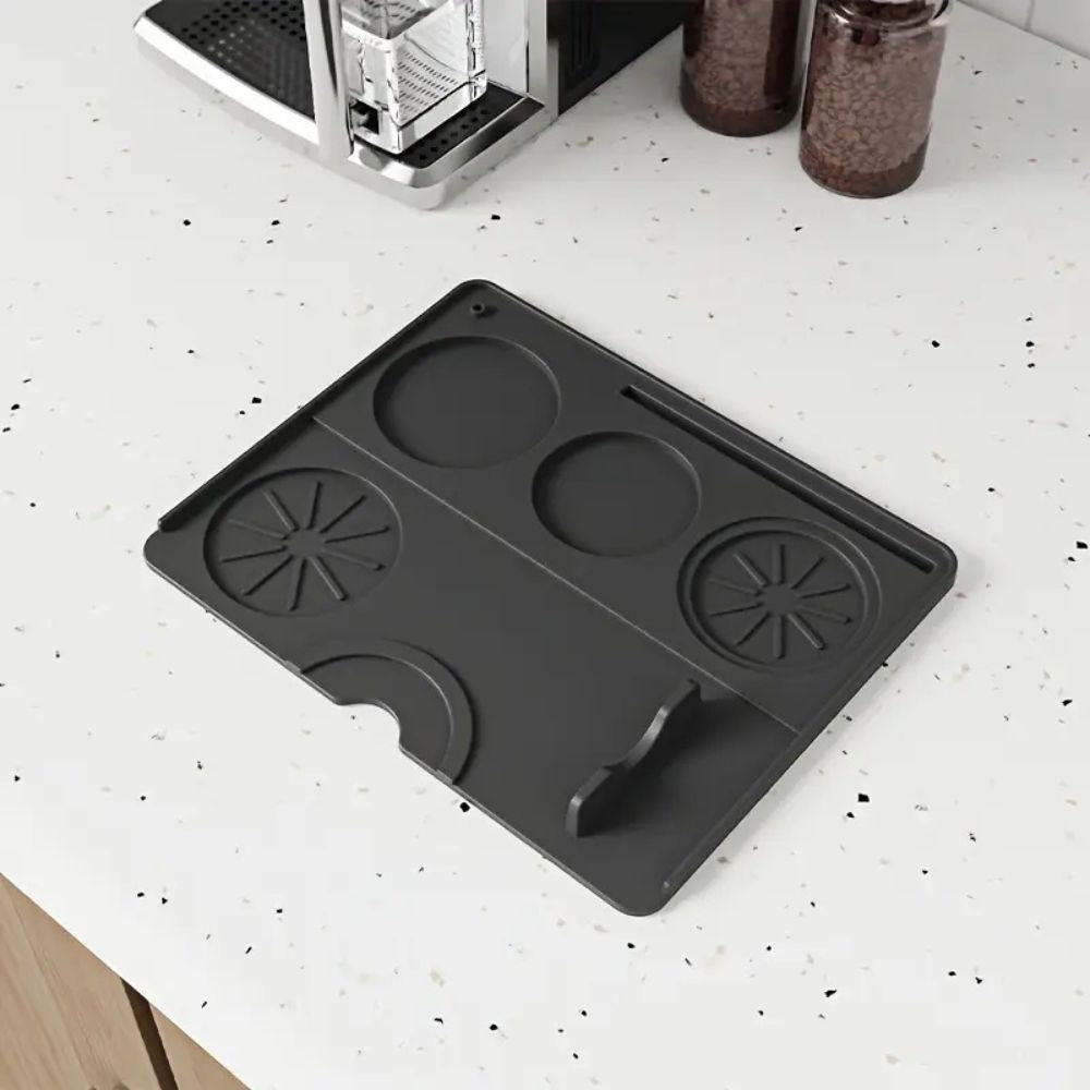 Silicone Espresso Preparation Mat with Non-Slip Design