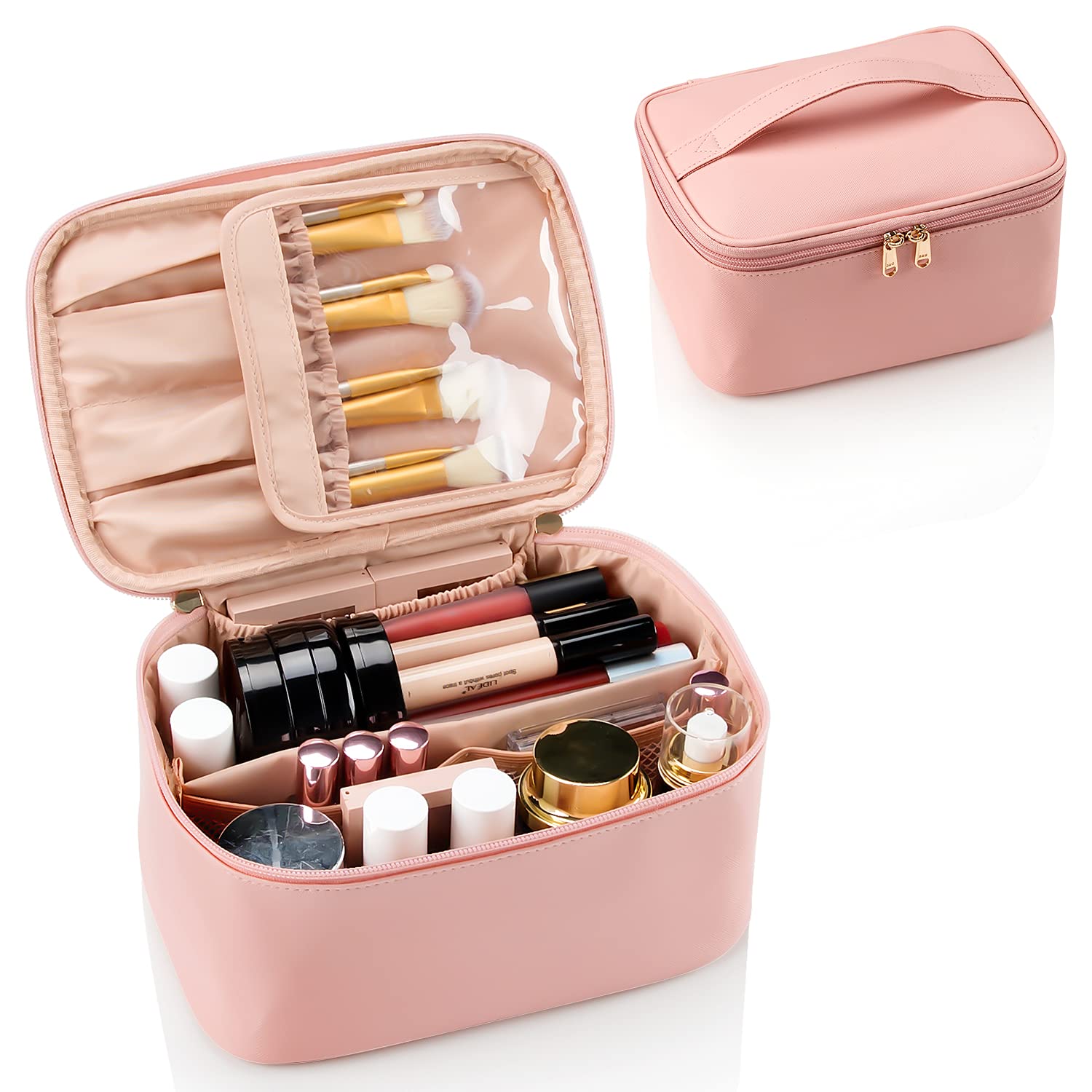 Ultimate Beauty Travel Case with Customizable Compartments