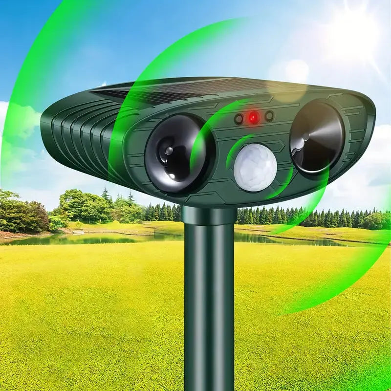 Eco-Friendly Animal Deterrent with Smart Ultrasonic Technology