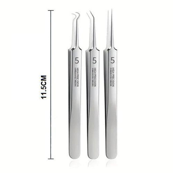 Precision Blackhead Removal Tool Set - 3-Piece Kit