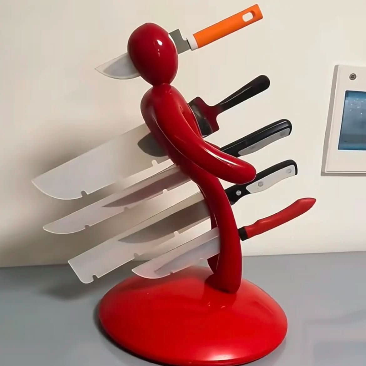 Sleek Knife Holder for Stylish and Secure Kitchen Storage